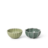 DOTTIR NORDIC DESIGN Samsurium Mini Bowls - Wasabi & Spruce
