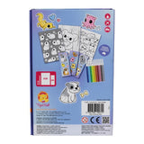 TIGER TRIBE Colouring Set - Baby Animals back view