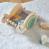 JANOD COCOON Pull Along Snail Block Cart