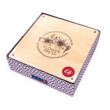 ISGIFT Classic Flower Press Wood top view