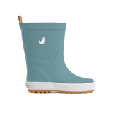 Side view of CRYWOLF Rain Boots - Stone Blue