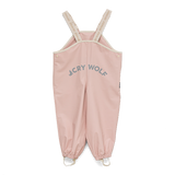 Back view of CRYWOLF Rain Overalls - Dusty Pink