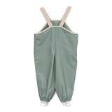 BACK VIEW OF CRYWOLF Rain Overalls - Moss