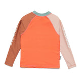 Back view CRYWOLF Rash Vest - Sunset Colour Block