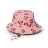 CRYWOLF REVERSIBLE BUCKET HAT Strawberry Splash