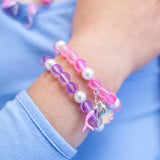 Child wearing LAUREN HINKLEY Mermaid's Song Elastic Bracelet