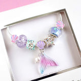 LAUREN HINKLEY Mermaid's Tail Charm Bracelet boxed