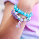 Child wearing LAUREN HINKLEY Mermaid's Tail Charm Bracelet