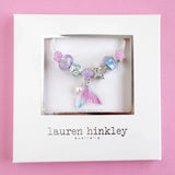 LAUREN HINKLEY Mermaid's Tail Charm Bracelet boxed