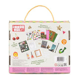 Back cover of packaging TIGER TRIBE Collage Art Set