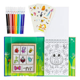 TIGER TRIBE Colouring Set - Backyard Bugs contents