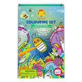 TIGER TRIBE Colouring Set - Backyard Bugs front cover