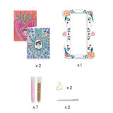 DJECO You & Me Miyuki & Hearts Beads Set contents