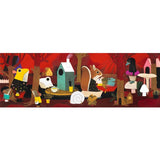 DJECO Volcania 350pc Gallery Puzzle completed puzzle