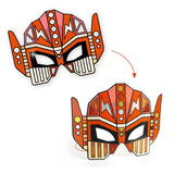 DJECO Do It Yourself Super Robots Masks completed