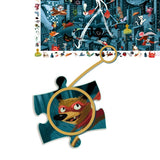 DJECO Night City 200pc Observation Puzzle size of piece