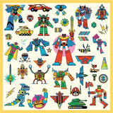 DJECO Robot Stickers sheet 1