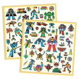 DJECO Robot Stickers contents
