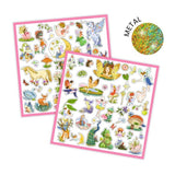 DJECO Fantasy Stickers contents 2 sheets