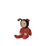 Angle view of OLLI ELLA Dinky Dinkum Dolls - Lola Ladybug - Red