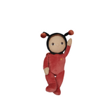 OLLI ELLA Dinky Dinkum Dolls - Lola Ladybug - Red with one arm raised