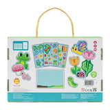 BOX BACK COVER OF TIGER TRIBE Felt Stories - Once Upon A Garden