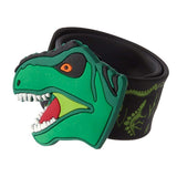 IS GIFT Dinosaur Slap Bands green detail view