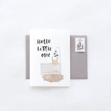 IN THE DAYLIGHT - Baby Crib Greeting Card with envelope