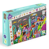 DJECO Crazy Town 200pc Obervation Puzzle BOX ANGLE