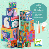 DJECO Wild Animal Blocks front cover
