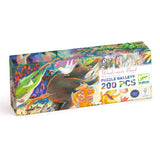 Boxed set of DJECO Woods Music Band 200pc Gallery Puzzle with Poster