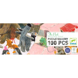 Box cover of DJECO The Park 100pc Gallery Puzzle with Poster