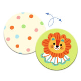 Detailed view of piece of DJECO 30 piece Stuffed Animal Memory Game