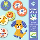 Box cover DJECO 30 piece Stuffed Animal Memory Game