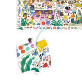 Piece size of DJECO Birthday Party 54pc Observation Puzzle