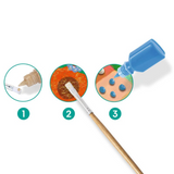 DJECO Tropical Forest 3D Painting Set instructions