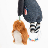 MOULIN ROTY Puce & Pilou hanging activity dog