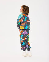 Back view of child wearing ROCK YOUR BABY ON THE MOVE LONG SLEEVE T-SHIRT and matching trackpants
