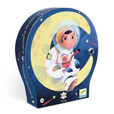 DJECO Astronaut On the Moon 36 pc Silhouette Puzzle boxed