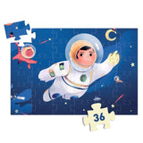 DJECO Astronaut On the Moon 36 pc Silhouette Puzzle