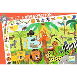 DJECO Jungle 35pc Observation Puzzle boxed
