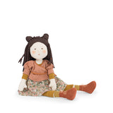 MOULIN ROTY Les Rosalies Marjolaine rag doll SITTING - SIDE VIEW