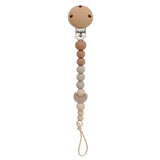 NATURE BUBZ Crescent Moon Dummy Clip - Cappuccino