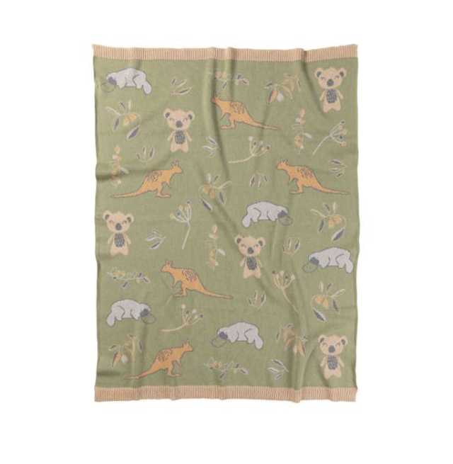 INDUS DESIGN Bush Babies Baby Blanket