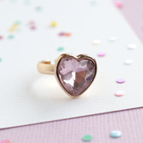 MON COCO Gem Heart Ring