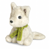 Angle view of Arctic Fox Plush