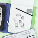 TIGER TRIBE Amazing Artist Kit - Learn. Imagine. Create.- DRAWING ANIMALS