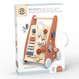 Packaged upright SPEEDY MONKEY Multi Activity Push Toy - Activity Walker