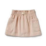 Back view of WILSON & FRENCHY Rose Organic Cord Skirt