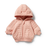 WILSON & FRENCHY Pretty Pink Organic Quilted Jacket